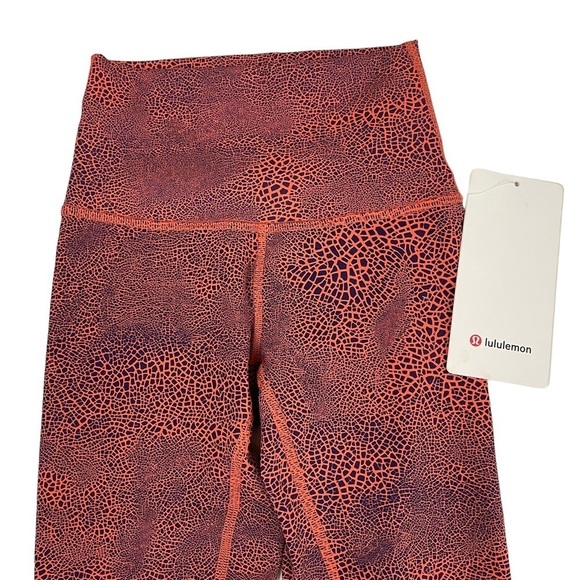 NWT lululemon Wunder Train High-Rise Tight 25” Cracle Glaze Sz0 - Picture 8 of 15